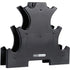 Neoprene Dumbbell Set with Rack - 2, 3, 5, 8, 10 lbs for Home Exercises